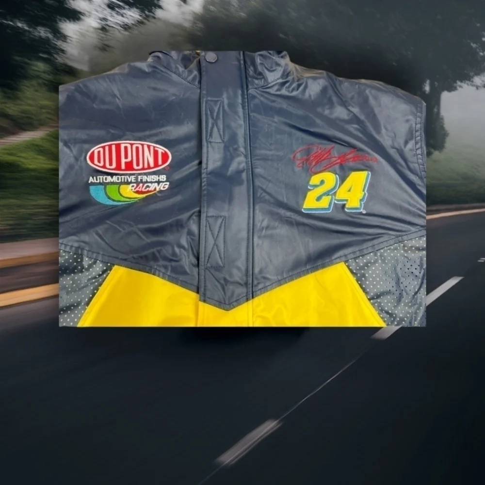 Jeff Gordon Nascar Jacket #24 Vintage Chase Authentics Dupont Racing Men's sz L